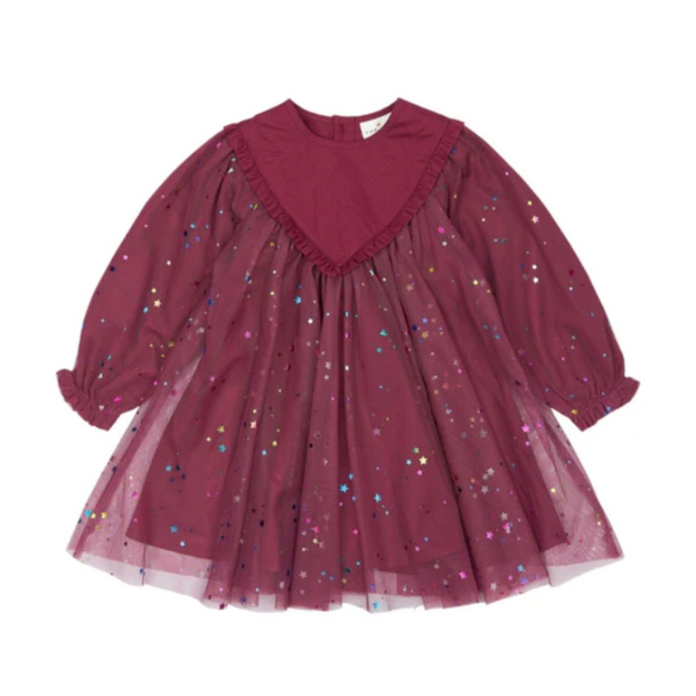 Платье с блестками THE NEW Siblings "Mibby Crushed Berry"